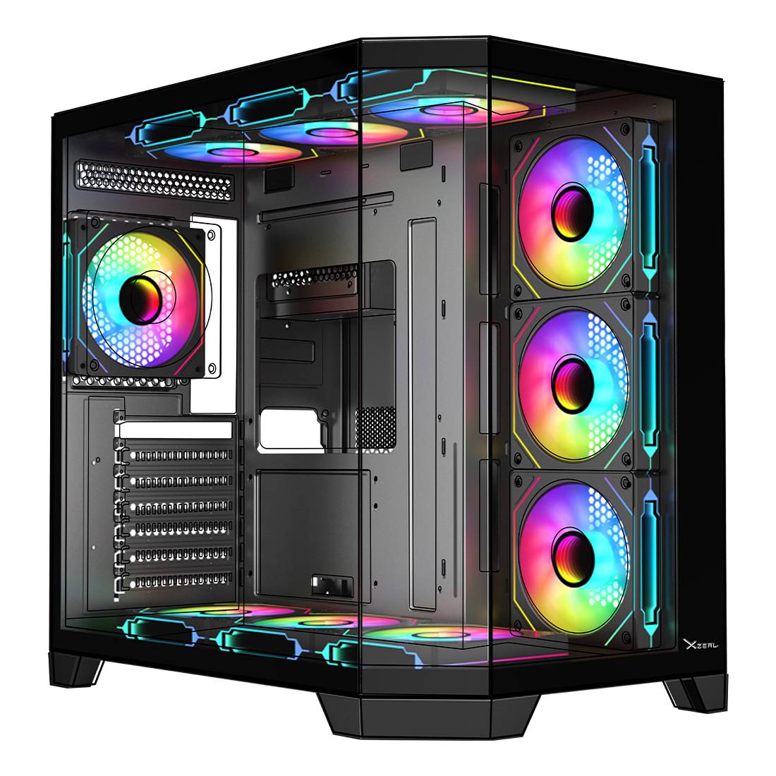 Gabinetes para Computadoras Xzeal X-Tron XZGAXT1B