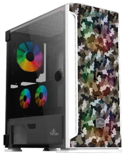 GABINETE  HOLLOW 2500 ATX,C/T 3VEN ARGB/MESH/ Yeyian YGH-49704