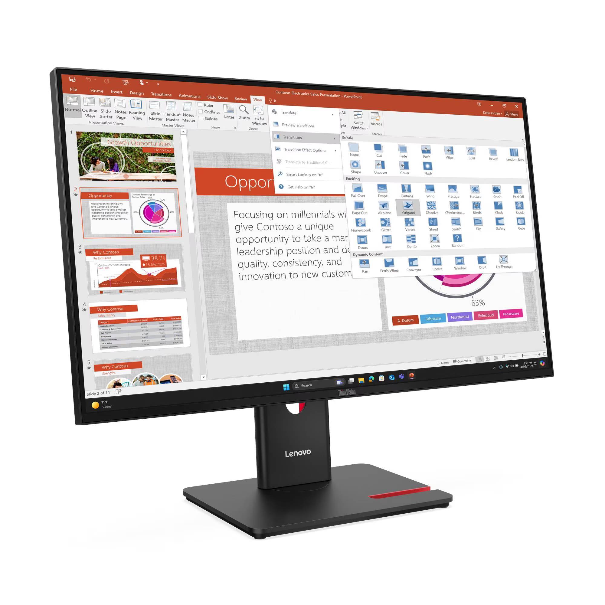 Monitor LENOVO T27